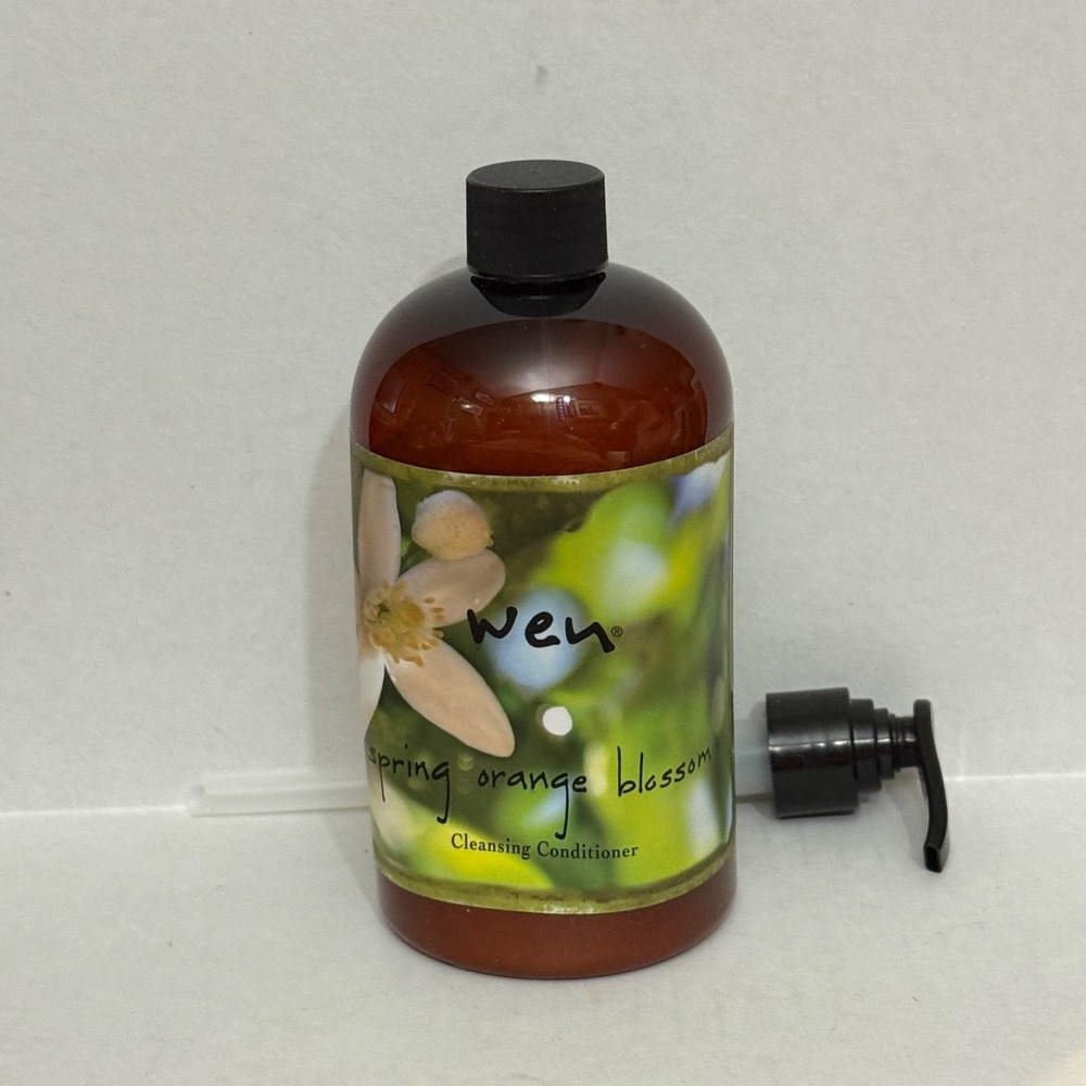WEN by Chaz Dean Spring Orange Blossom Cleansing Conditioner 16 oz with Pump NEW
